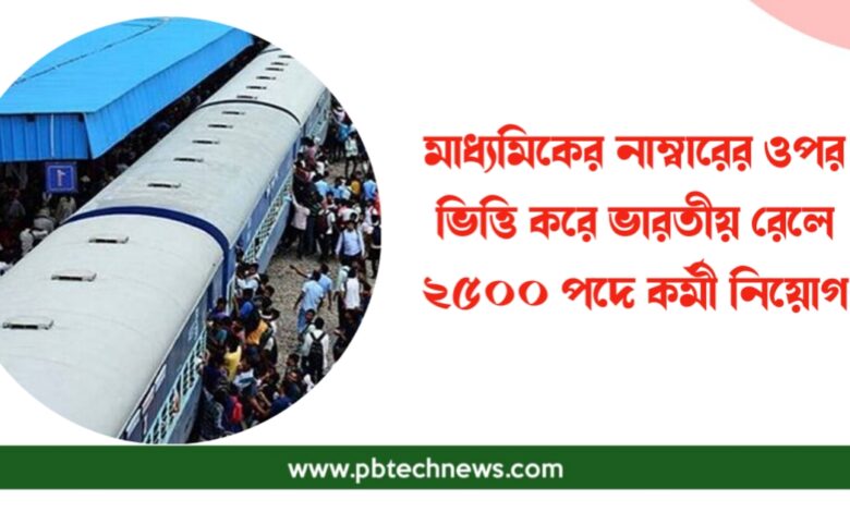 রেলে কর্মী নিয়োগ (Indian Railway Recruitment)