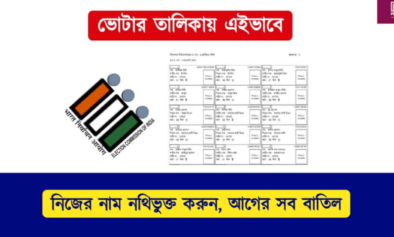 Voter Card ( ভোটার কার্ড)