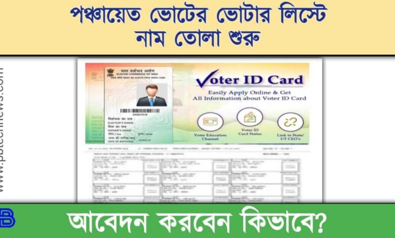 New Voter Card ( নতুন ভোটার কার্ড)