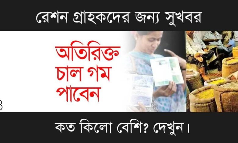 Ration Card Benefit (রেশন কার্ডের সুবিধা)