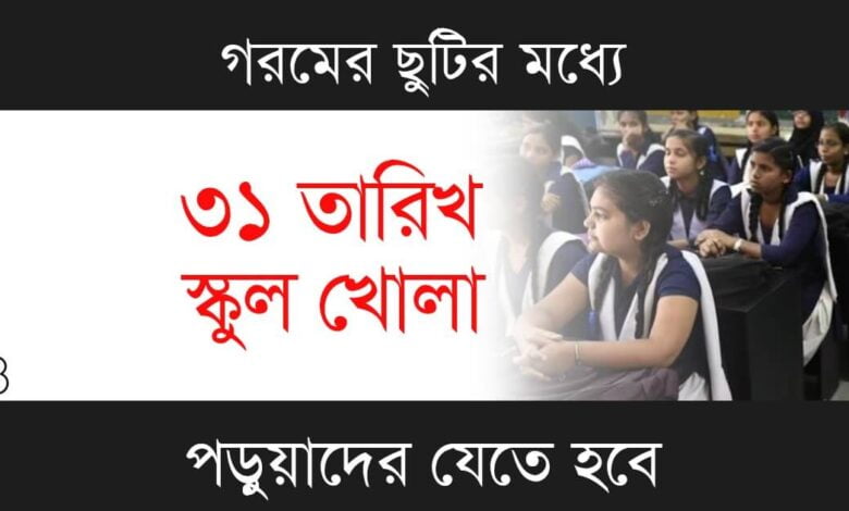 School Reopen (স্কুল খোলা)