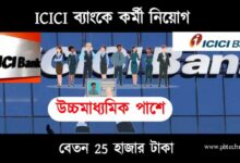 ICICI Bank Recruitment (আইসিআইসিআই ব্যাংকে কর্মী নিয়োগ)