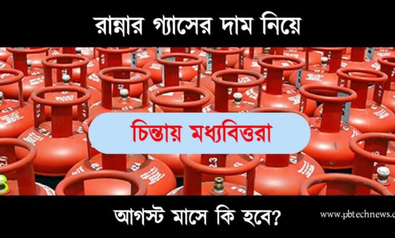 LPG Gas Price (রান্নার গ্যাসের দাম)
