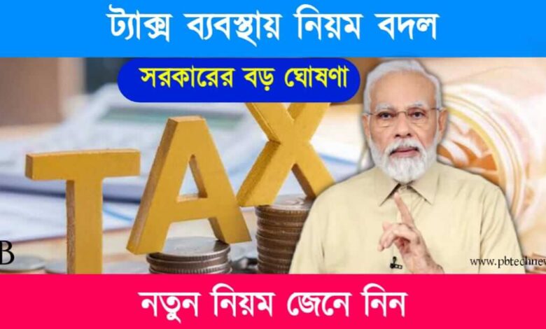 Tax Rule (দেশে কর কাঠামোর নিয়ম বদল)