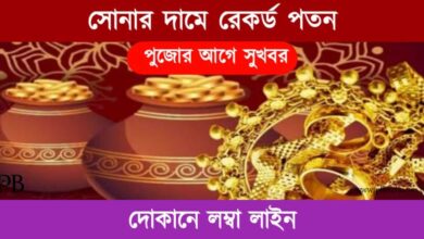 Gold Price Drop (সোনার দাম কমলো)