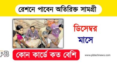 Ration Items List (রেশন সামগ্রীর তালিকা)