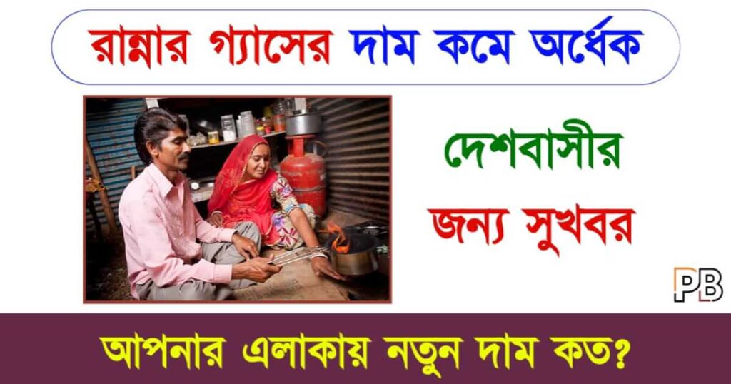 LPG Cylinder Price (রান্নার গ্যাসের দাম)